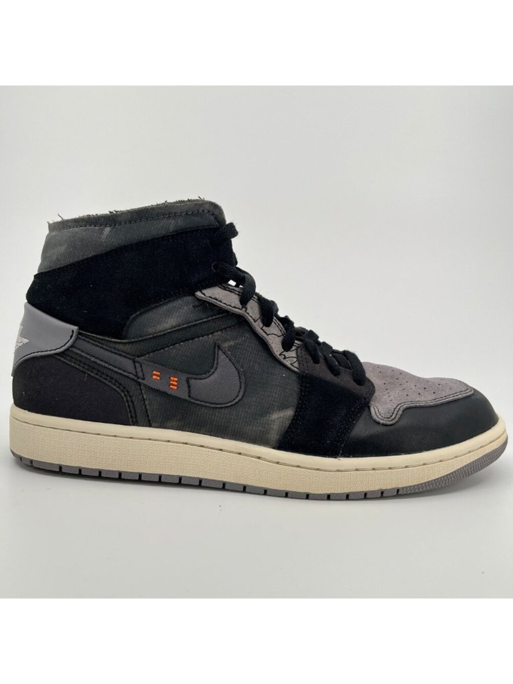 Nike Air Jordan 1 Mid SE Craft Mens Size 11.5 Black Basketball Shoes Sneakers